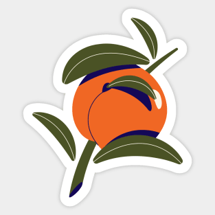 The perfect peach Sticker